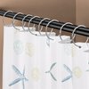 Shower Curtain Hooks Rings,24 Pcs Rustproof Metal Shower Hooks for Shower Curtain,Glide Smoothly Round Shower Rings for Curtain,Shower Curtain Rings for Bathroom Shower Rod,Snap Joint Design (Silver)