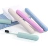 Hooqict 4 Pack Toothbrush Travel Case, Portable Breathable Travel Toothbrush Holder for Traveling, Camping, Home, School, Business