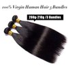 Straight Human Hair 3 Bundles 10 10 10 Inch Short Virgin Hair Weave Bundles Human Hair Straight Bundles for Women Human Hair Bundles Remy Weft Hair Extensions Natural Black Straight Bundles Hair