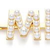 Kleinfeld Womens Bridal 'Mrs.' Bachelorette Crystal Hair Bobby Pin, Mrs/Gold, One Size