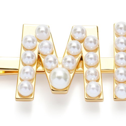 Kleinfeld Womens Bridal 'Mrs.' Bachelorette Crystal Hair Bobby Pin, Mrs/Gold, One Size