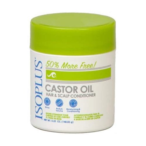 Isoplus Castor Oil Hair And Scalp Conditioner 5.25 Oz (Pack of 3)