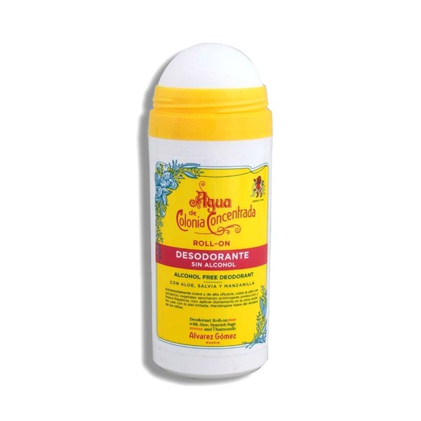 Alvarez Gomez Agua De Colonia Concentrate for Men Roll On Deodorant, 2.53 Ounce