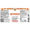 HawaiiPharm Myrrh (Commiphora myrrha) Liquid Extract, Myrrh Herbal Supplement, Made in USA 4x4 fl.oz