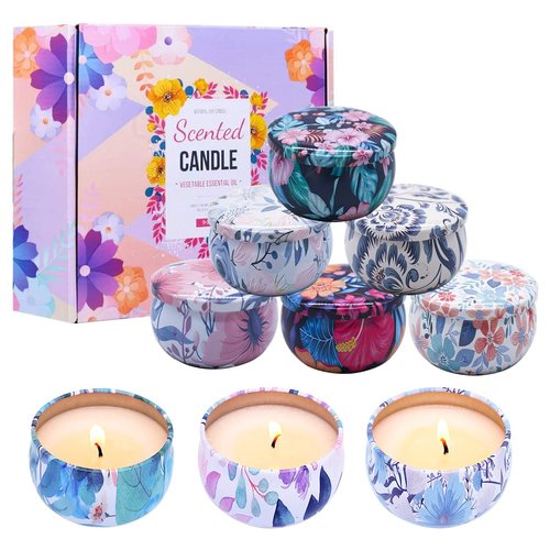 Scented Candles Gift Set of 9 Packs, Aromatherapy Candles for Christmas, Anniversary, Birthday, Valentine's Day, Mother's Day Gifts Idea, Soy Wax Candles