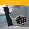 WH01X35719 Lint Filter Compatible with GE Washer Dryer Combo Replacement for Hand Washable Reusable Foam Lint Filter PFQ97HSPVDS 6pcs