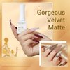 modelones Matte Gel Top Coat, 3 Pcs No Wipe Gel Top and Base Coat, Velvet Matte Glossy Shine Clear Effect Soak Off Nail Lamp Long Lasting Gel Polish Gel Base Top Coat for Home Salon Use