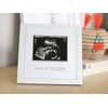 Pearhead Love at First Sight Sonogram Picture Frame, Gender Neutral Ultrasound Keepsake, Ideal Pregnancy Gift, Baby Shower and Nursery Decor, 4”x3” Photo Insert, White