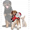 TUFFY - World's Tuffest Soft Dog Toy- Holiday - Santa -Squeakers-Multiple Layers.Made Durable, Strong & Tough.Interactive Play(Tug, Toss & Fetch).Machine Washable & Floats (Regular)