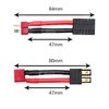 Hobbypark RC Battery/Charger Adapter Connector for Traxxas to Deans T Plug with 12AWG Gauge Wire