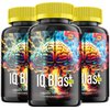 IQ Blast Pro Brain Supplement Capsules – IQBlast Pro All-Natural Maximum Strength Formula for Enhanced Memory and Focus Pills, IQ BlastPro Support and Reviews (3 Pack – 180 Capsules)