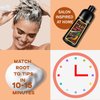 Dark Coffee Hair Dye Shampoo 3 in 1, Easy To Use Quick Hair Color Shampoo for Women Men, Shampoo Para Canas Natural Plant Hair Dye Kit At Home16.9 FL OZ(Dark Coffee)