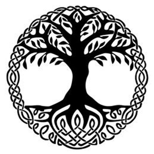Artsure 6 Sheets Temporary Fake Tattoos For Men Adults Yggdrasil the Tree of Life Vikings Symbol Odin Temporary Fake Tattoo For Women Neck Arm Chest For Woman 3 7 X 3 7 Inch