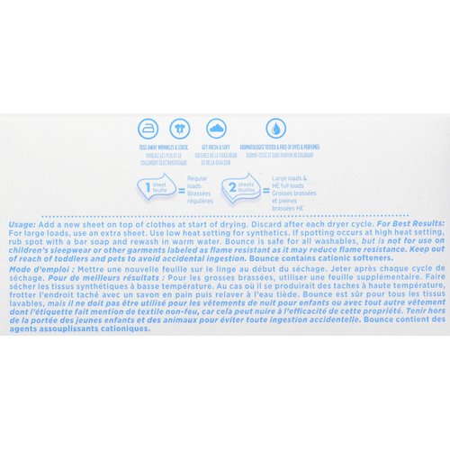 Bounce Fabric Softener Dryer Sheets, Free & Gentle, 160 Count - Packaging May Vary