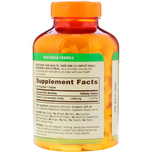 Sundown Vitamin C, 1000 Mg, High Potency, 300 Count Bottles