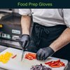 Disposable Black Nitrile Gloves Small 100 Count - Extra Thick 4.5 Mil - Powder and Latex Free Rubber Gloves - Surgical Medical Exam Gloves - Food Safe Cooking Gloves