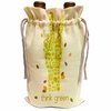 Wine Bag - Earth Day Eco-Friendly Environmental Peace Hand Think Green Floral and Nature Designs