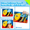 Foam Sticker Art Activity, 20 Animals with 1660 Foam Stickers in 10 Colors Fun with Foam DIY Activity Craft Kits Travel Game for Kids, Boys & Girls