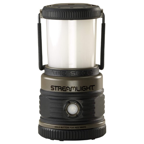 Streamlight 44931 Siege 540-Lumen Compact D Alkaline Outdoor Hand Lantern/Flashlight Combo, Coyote