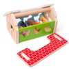 Bigjigs Toys, Shape Sorter, Wooden Toys, Farm Toys, Wooden Shape Sorter, Shape Sorters for 2 Year Olds, Wooden Farm Toys, Childs Farm Toy, Toy Farm Shape Sorter