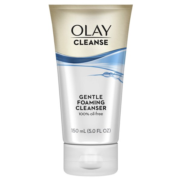 Olay Gentle Clean Foaming Face Cleanser for Sensitive Skin, 5 Ounce tube 226.8 grams