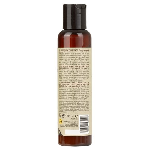 Tahe Organic Care Oxygenated Emulsion for Hair Coloring Mix, For Difficult Gray Coverage. ECO-certified and Animal Friendly ingredients. (20 Vol 100ml)