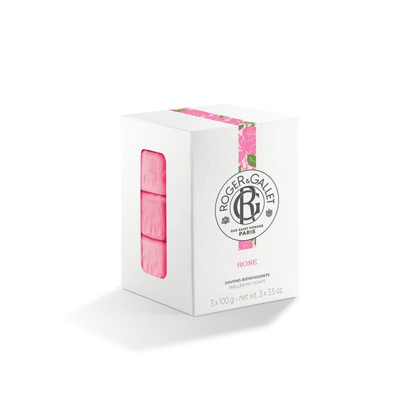 ROGER & GALLET | Body Wash & Body Soap for Women| Rose 3 x 3.5 oz each