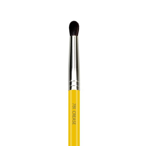 Bdellium Tools Professional Makeup Brush - Studio Series 781 Crease - With Mix of Soft Synthetic & Natural Fibers, For Eye Crease (Yellow, 1pc)