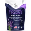 Soothing Lavender Foot Soak with Epsom Salt - Best Toenail Treatment, & Softens Calluses - Soothes Sore & Tired Feet, Foot Odor Scent, Spa Pedicure - Made in USA 16 oz