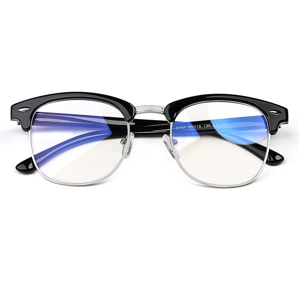 Stamen Blue-Light Glasses for-Men Women, Anti Eye Strain Clearer Lens Better Sleep, Computer/Gaming Blue Light Blocking Glasses