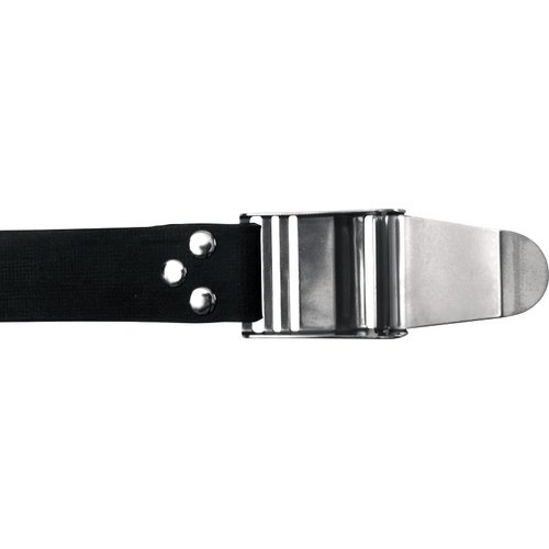 Cressi Quick-Release Elastic Belt w/Metal Buckle, Black