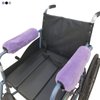 easy-you Soft Armrest Cushion Pad Wheelchair Armrest Covers 2PCS (Purple) Durable Wheelchair Accessories, 100 Count