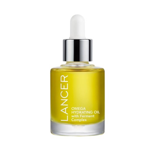 Lancer Skincare Omega Hydrating Oil with Ferment Complex, Daily Facial-Oil Moisturizer Serum with Turmeric, 1 Fluid Ounce