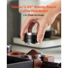VEVOR Coffee Distributor 53mm, 2-in-1 Adjustable Espresso Distributor with Fan-Shaped Base, Coffee Distributor 304 Stainless Steel with Easy-to-Disassemble Design