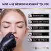 BRAWNA Pro PMU Mapping Kit for Eyebrows and Lips, 1 Countour Yellow Mapping Paste, 1 Yellow Mapping String, 1 Angled Eyebrow Brush
