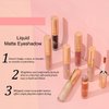 MAEPEOR Matte Liquid Eyeshadow 8 Colors Naked Smooth Creamy Eyeshadow Long Lasting and Waterproof Lightweight Eyeshadow (P10 Eucalyptus)