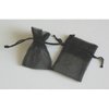 48 Organza Drawstring Pouches Gift Bags 4x5 - Black