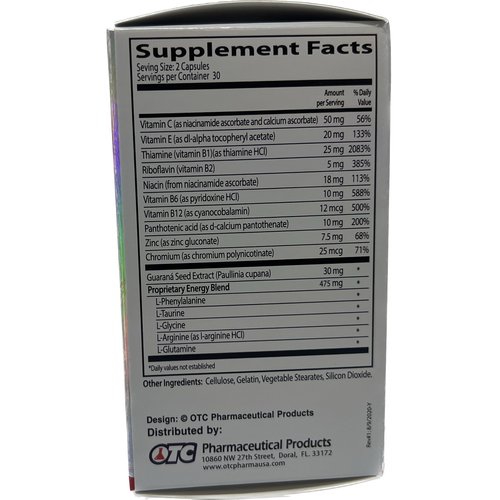 60 Caps Neurobion Energy - Amino Acids Vitamin B1 B2 B6 B12 - Increases Brain Alertness & Stamina