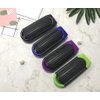 LOUISE MAELYS 4pcs Colorful Portable Folding Hair Brush with Mirror Compact Pocket Hair Comb for Travel Gift Idea