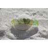Different Shades of Green Sea Glass Hair Comb