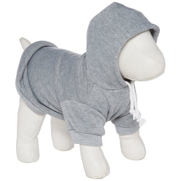 Mirage Pet Products 12-Inch Blank Hoodies, Medium, Grey