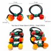 Elastic Thick Hair Rings, Girls Elastic Hair Ties,Cherry Hair Ties, Hair Elastic Ponytail Holders, Hair Rope, Hair Accessories