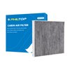 PHILTOP Cabin Air Filter, Replacement for Jetta 2019-2021, Tiguan 2018-2021, Atlas 2018-2021, Golf 2015-2021, Premium ACF028(CF11643) Cabin Filter with Activated Carbon, Filter Up Dust Pollen