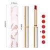 BINGBRUSH Moisturizing and Silky Velvet Lipstick Pack Set, Matte Longwear Waterproof Smooth Color Lip Crayon - Nourishing Lipstick Lipgloss Lip Stain (04#Caramel reddish brown)