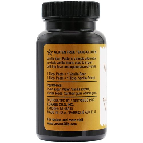 LorAnn Natural Vanilla Bean Paste, 4 ounce