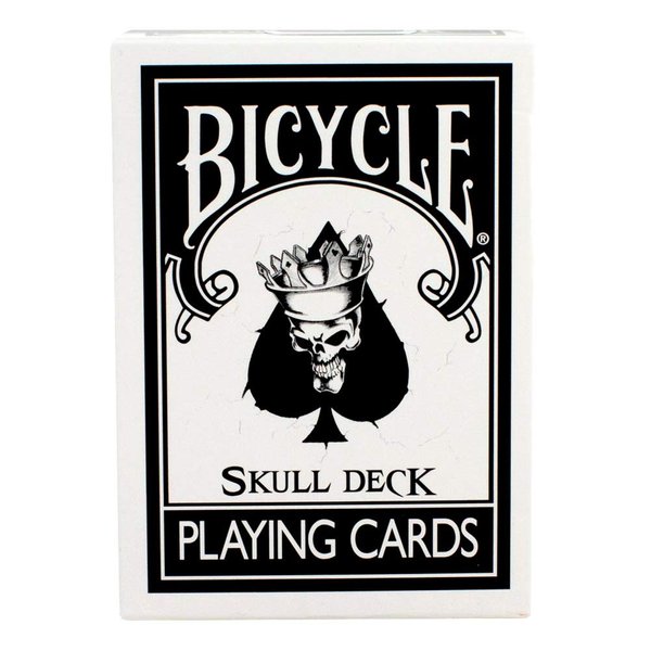 Bicycle Skull Deck Playing Cards with 4 Bonus Magic Cards