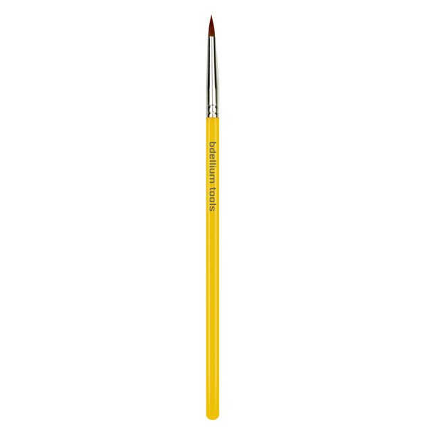 Bdellium Tools Professional Makeup Brush - Studio Series 710 Eye Liner - With Soft Synthetic Fibers, For Lining the Eyes (Yellow, 1pc)