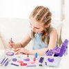 Kids Makeup Kit for Girl Gifts, 54PCS Teensymic Toys Washable Little Girls Princess Make Up Toys for 4 5 6 7 8 9 Year Old Girl Birthday Gift (Purple)…