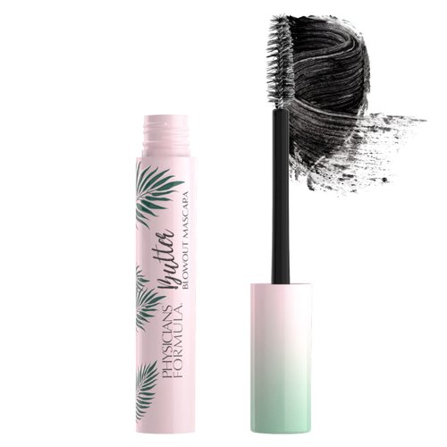 Physicians Formula Butter Blowout Mascara Black, Keratin Infused, Volumizing Mascara, Buildable, Lengthening Mascara, Defining, Curling, Multiplying, Blackest Black