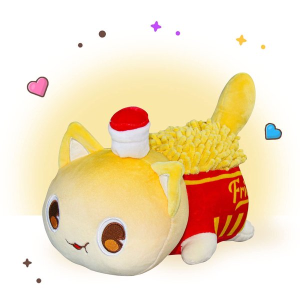 Cute Cat Plush Toys,Character Dolls,Stuffed Animal Plushies,10D Plushies,Soft Throw Pillow Decorations, Cute and Soft Cat Toy, Great Gift for Kids